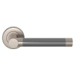Turnstyle Designs<br />QA4561 - Pipe Recess Amalfine, Door Lever, Faceted