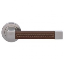 Turnstyle Designs - R1468 - Recess Leather, Door Lever, Square Stitch Out