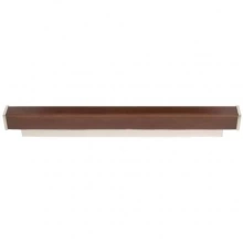 Turnstyle Designs - R2233 - Recess Leather, Cabinet Handle, Square Scroll