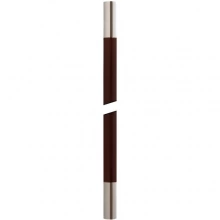 Turnstyle Designs - R2645 - Recess Leather, Door Pull, Large Barrel