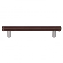 Turnstyle Designs - T1470 - Saddle Leather, Cabinet D Handle, Full Covered Bar