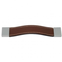 Turnstyle Designs - U1684 - Strap Leather, Cabinet Handle, Square Stitched