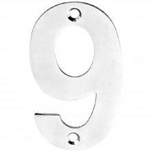 INOX Unison Hardware<br />NUIXF49 - 4" Stainless Steel Number 9 with Exposed Bolt Fixing