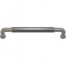 Turnstyle Designs<br />YF1250 - Goose Neck Combination Amalfine, Cabinet Handle, Faceted