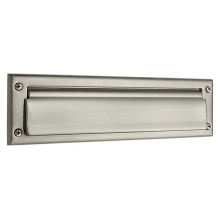 Baldwin - 0014(Standard) - PACKAGE SIZE LETTER BOX PLATE - 13" x 3.625" (Standard Finishes)