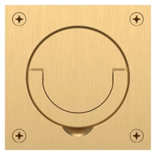 Baldwin - 0397.SOL - FLUSH RING PULL FOR LOCKS WITH SOLID SPINDLE
