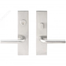 INOX Unison Hardware - SF101 MC70 - Mortise Cologne Lever with SF Rectangular Plate