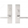 INOX Unison Hardware<br />SF101 MC70 - Mortise Cologne Lever with SF Rectangular Plate