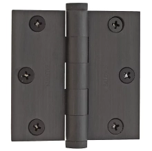 Baldwin<br />3" x 3" Square Corner Hinge .093" Single Hinge - 1030.102.I Oil Rubbed Bronze Door Hinge IN STOCK Quick Ship