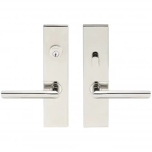 INOX Unison Hardware - SF107 MC70 - Mortise Stockholm Lever with SF Rectangular Plate