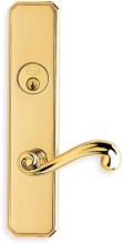 Omnia - 11055 - Omnia Solid Brass Mortise Lever Lockset- 11055