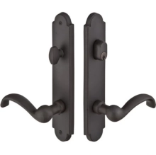 Emtek<br />1321 - Arched Plates 2" x 10" - Keyed with American Cylinder #3
