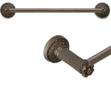 Carpe Diem Cabinet Knobs - 1502   17-1/2" - Oracle 16" c to c towel bar; 5/8" smooth bar