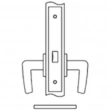Accurate<br />1725 - Passage Mortise Lock Only