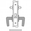Accurate<br />1758 - Institution or Asylum Mortise Lock Only