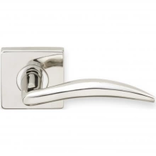 INOX Unison Hardware - SE210 TL4 - Tubular Air-Stream Lever with SE Rosette in AISI 304 Stainless Steel