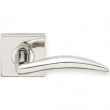 INOX Unison Hardware<br />SE210 TL4 - Tubular Air-Stream Lever with SE Rosette in AISI 304 Stainless Steel