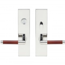 INOX Unison Hardware - SF213 MC70 - Mortise Cabernet Lever with SF Rectangular Plate