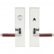 INOX Unison Hardware<br />SF213 MC70 - Mortise Cabernet Lever with SF Rectangular Plate