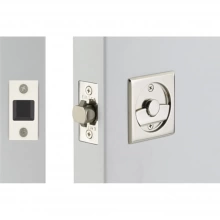 Emtek - 2135 - Square Tubular Privacy Pocket Door Lock