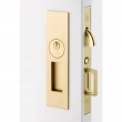 Emtek<br />2153 - Narrow Modern Rectangular Keyed Pocket Door Mortise Lock