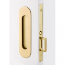 Emtek - 2164 - Narrow Oval Passage Pocket Door Mortise Lock