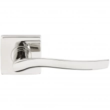 INOX Unison Hardware - SE225 TL4 - Tubular Waterfall Lever with SE Rosette in AISI 304 Stainless Steel