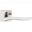 INOX Unison Hardware<br />SE225 TL4 - Tubular Waterfall Lever with SE Rosette in AISI 304 Stainless Steel