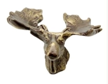 Carpe Diem Cabinet Knobs<br />2254   2-1/2"  - Lodge Moose small knob