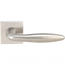INOX Unison Hardware - SE226 TL4 - Tubular Summer Lever with SE Rosette in AISI 304 Stainless Steel