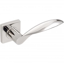INOX Unison Hardware - SE227 TL4 - Tubular Stratus Lever with SE Rosette in AISI 304 Stainless Steel