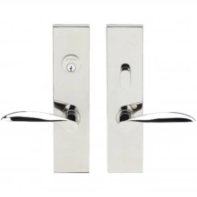 INOX Unison Hardware - SF227 MC70 - Mortise Stratus Lever with SF Rectangular Plate