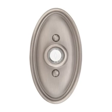 Emtek<br />2402 - DOORBELL BUTTON WITH OVAL ROSETTE