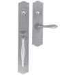 Iron Mortise Entrance Handle Set - Double Cylinder (Special Order) - Rouille Rust Finish
