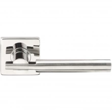 INOX Unison Hardware - SE251 TL4 - Tubular Sequoia Lever with SE Rosette in AISI 304 Stainless Steel
