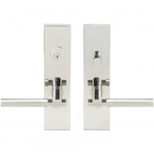 INOX Unison Hardware - SF251 MC70 - Mortise Sequoia Lever with SF Rectangular Plate