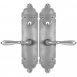 Brass Mortise Entrance Lever Set - Double Cylinder (Special Order)