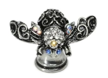 Carpe Diem Cabinet Knobs<br />2750   1-3/16"  - Bee knob made with 24 Swarovski Crystals