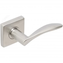 INOX Unison Hardware - SE311 TL4 - Tubular Crest Lever with SE Rosette in AISI 304 Stainless Steel