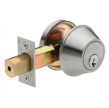 Taymor Commercial Locks - 32-F470 Taymor - Grade 2 Single Cylinder Deadbolt in Satin Chrome (26D)