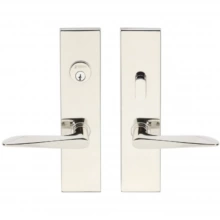 INOX Unison Hardware - SF344 MC70 - Mortise Ecco Lever with SF Rectangular Plate