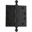 Grandeur <br />4 Hole Template SQ - 4" Heavy Duty Hinge with Square Corners - 3.3mm Thickness