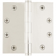 Grandeur  4 Hole Template SQ<br />4.5" Heavy Duty Hinge with Square Corners - 3.3mm Thickness