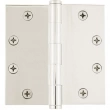 Grandeur <br />4 Hole Template SQ - 4.5" Heavy Duty Hinge with Square Corners - 3.3mm Thickness