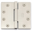 Emtek 96515<br />Square Barrel Heavy Duty Hinges Pair - Solid Brass 4-1/2" x 4-1/2" - 0.180" Thickness