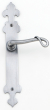 4050 EUROPEAN STYLE - ENTRANCE LEVER SET - SINGLE CYLINDER IN IRON