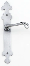 Bouvet<br />4050-08 - 4050 EUROPEAN STYLE - ENTRANCE LEVER SET - FULL DUMMY SET IN IRON