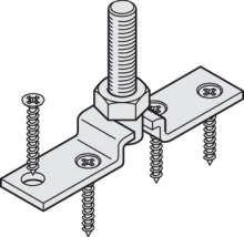 Hafele<br />407.58.030 - Suspension Plate, M10 Bolt and Mounting Screws