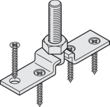 Hafele<br />407.58.030 - Suspension Plate, M10 Bolt and Mounting Screws
