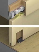 Hafele<br />407.59.180 - Complete Set With Track, Hawa Junior 80/Z, set, 1.8m Length